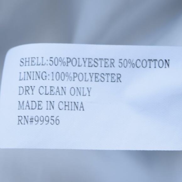 Shoshanna Fit & Flare Mini Dress Embroidered Blue on White Lattice Geo - Picture 7 of 9